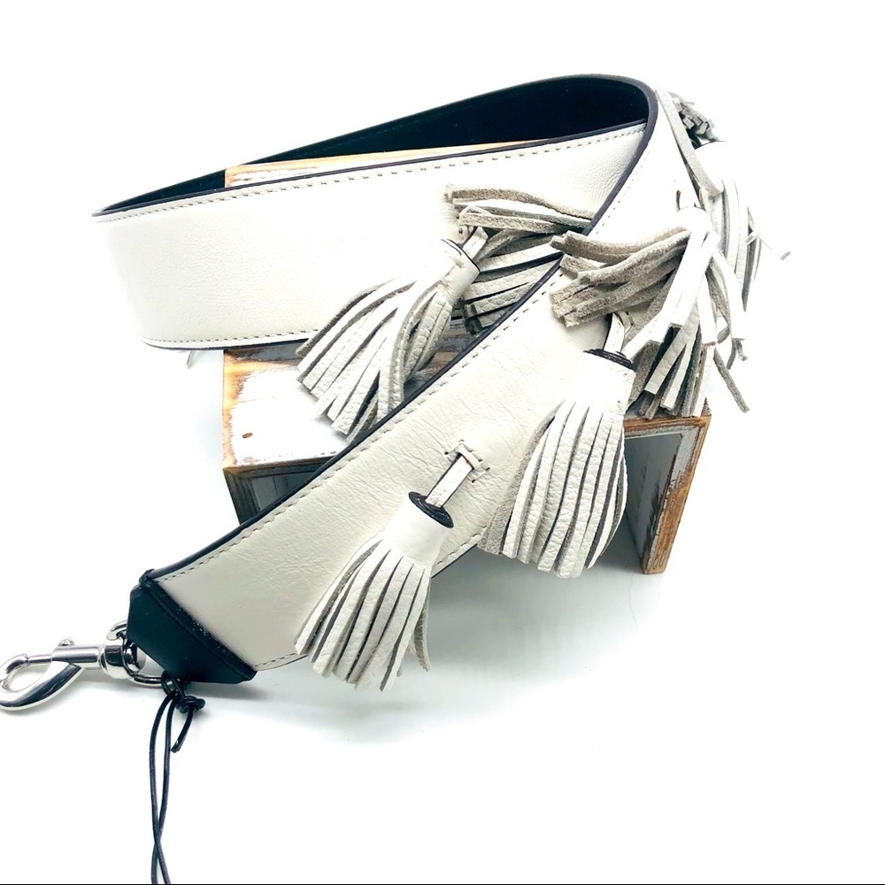 Rebecca Minkoff Optic White Sofia Guitar or Bag Strap